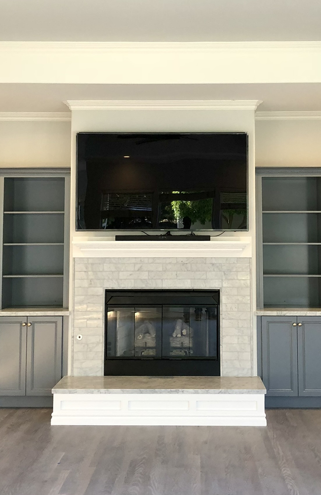 Custom Built In Bookshelves in Sherman TexasAC
